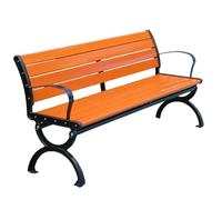 Banco De Metal For Exteriores Con Respaldo, Resistente Al Agua Y A Los Rayos UV, Ideal For Césped, Patios, Parques, Entradas, Porches Y Decoración De Jardines(Style B,150cm/59in)