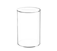 Banco de Monedas Acrílico - Borrar Gran Ronda, Vidrio Impuesto, Estilo Cilindro Transparente | Durable A Prueba de Roturas - de Dinero Reutilizable con Amplia Capacidad, Divertida y Segura