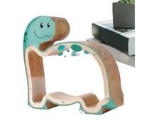 Banco de monedas de madera, 19 cm, dinosaurio, caja de dinero segura juguetona, hucha para niños, para casa, habitación, dormitorio, niña, niño, aprende a ahorrar, estantería, decoración de habitación