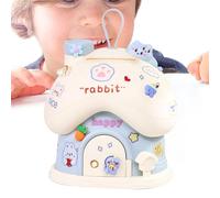 Banco de monedas de seta Kid Banks Caja de monedas para niños con asa para dinero en efectivo, caja de monedas de alta capacidad, irrompible