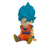 Figura hucha plastoy dragon ball super saiyan blue son goku