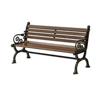 Banco de Muebles de Jardín Silla de parque, banco for exteriores, silla de ocio de aleación de aluminio, asiento doble comunitario, patio, Villa, banco de hierro for exteriores Banco al Aire Libre(M:1