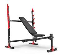 Banco de musculación ajustable Marbo Sport con soporte para pesas MH-L107 2.0 | Made in EU