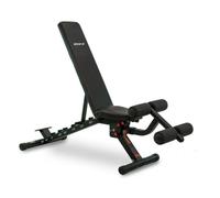 Banco de musculación ajustable para uso doméstico: BH Fitness Adjustable Weight Bench G322 con un diseño compacto y acolchado ergonómico