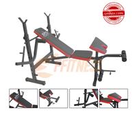 BANCO DE MUSCULACIÓN MULTIFUNCIÓN PLEGABLE EJERCICIO ABDOMINALES BRAZOS GYM