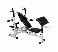 Banco de musculación múltiple, CIADAZ Rack Musculación, Banco Abdominales, Banco De Pesas Musculacion, Gimnasio En Casa, Banco Gimnasio, Banco Press Banca
