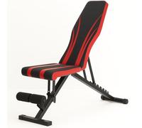 Banco de Musculación Plegable Ajustable/Banco de Pesas Multifuncional para Gimnasio en Casa/Fitness Home Gym con Respaldo Inclinable/Entrenamiento con Mancuernas y Abdominales/Resistente