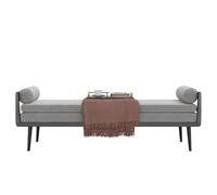 Banco de noche de madera maciza de estilo chino, lujoso estante largo para zapatos, reposapiés, sofá para dormitorio, muebles elegantes para decoración del hogar y comodidad