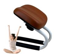 Banco de oración - Choque de meditación ergonómico, silla de yoga y taburete japonés bajo, altura - botones ajustados para orar con almohadas de esponja | Edición de pierna antideslizante, banco