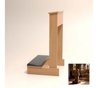 Banco De Oración con Cojín Silla De Oración For Leer La Biblia Taburete De Meditación para Arrodillarse Silla para Arrodillarse En La Iglesia Banco De Meditación Taburete For Casa E Iglesia(Wood)