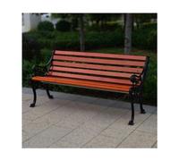 Banco De Parque Banco De Parque Al Aire Libre con Respaldo, Estructura De Metal Resistente Y Asiento De Madera Maciza, Sillón Moderno Al Aire Libre for Jardín, Patio, Patio Trasero Bancos De Patio