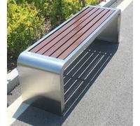 Banco De Parque para Exteriores, Banco para Patio, Banco Largo Comercial De Jardín Alta Resistencia con Estructura De Acero para Parques, Jardines, Patios Patios Traseros.(I,120 * 40 * 45cm)