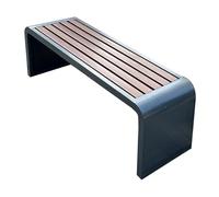 Banco De Parque para Exteriores, Banco para Patio, Banco Largo Comercial De Jardín Alta Resistencia con Estructura De Acero para Parques, Jardines, Patios Patios Traseros.(G,100 * 40 * 45cm)