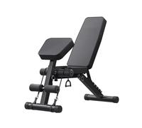 Banco De Pesas Ajustable,Bancos De Entrenamiento De Fuerza For Sentarse Inclinado Declinado,Banco De Entrenamiento Plegable 8 En 1,Capacidad De Carga De 400 Kg For Entrenamiento(Black)