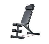 Banco De Pesas Ajustable For Gimnasio En Casa,Banco De Entrenamiento Plegable,con Respaldo Y Reposacabezas Ajustables,Capacidad De Carga De 500 Kg, Inclinación, Inclinación