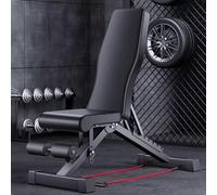 Banco de pesas ajustable para entrenamiento de cuerpo completo, banco de ejercicio inclinado duradero, perfecto para entrenamiento de fuerza en casa