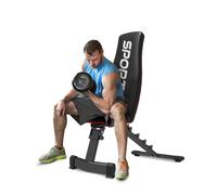 Banco de pesas plegable ajustable, multifunción, banco de pesas para el hogar, banco inclinado con 5 posiciones, banco de entrenamiento ajustable, soporta 300 kg