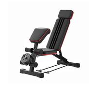 Banco De Pesas Plegable Ajustable,Press De Banco Multiusos,Banco De Pesas 13 En 1 Con Entrenador De Curl De Piernas Y Bandas De Resistencia,Capacidad De Carga De 400 Kg