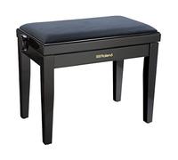 Banco de piano Roland RPB-220BK - Negro satinado con asiento de velur