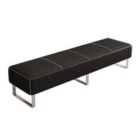Banco de piel sintética para sala de espera, silla de oficina para recepción, vestíbulo, conferencia, salón de belleza, barbería, aeropuerto, banco, pasillo, S