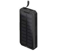 Banco de potencia Goobay 53934 20000 mAh Carga Rápida Quick Charge 3.0 Solar Negro