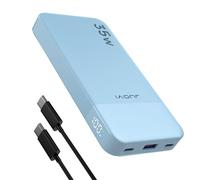 Banco de Potencia portátil 10000mAh 35W Carga portátil de Carga rápida con tecnología PD 3.0 + QC 4.0, 2 entradas y Salidas de Tipo C, 1 Salida USB-A, batería Compatible para iPhone MacBook Galaxy
