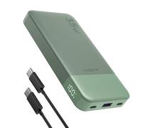 Banco de Potencia portátil 10000mAh 35W Carga portátil de Carga rápida con tecnología PD 3.0 + QC 4.0, 2 entradas y Salidas de Tipo C, 1 Salida USB-A, batería Compatible para iPhone MacBook Galaxy