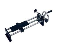 Banco de pruebas con medidor de fuerza horizontal de manivela manual, medidor de fuerza de empuje y tracción, soporte en espiral, 500 N/50 kg