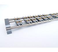 Banco de pruebas para locomotoras Vapor Tren Eléctrico Escala Ho 1:87 Banco de prueba de tren Miniatura M2R (18 Carros)