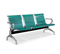Banco de Recepción de 3 Plazas - Silla de Espera de Aeropuerto con Brazos, Sillas de Invitado de Oficina for Empresa, Hospital, Mercado, Clínicas, Salones