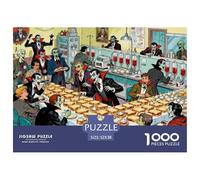 Banco de Sangre de Vampiros Puzzle De Madera Impermeable DIY Puzzles De 1000 Piezas Regalos para Adultos Imposible Rompecabezas Juegos Educativos