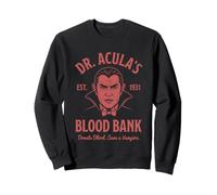 Banco de Sangre del Dr. Acula: Drácula Espeluznante Vampiro Halloween Sudadera