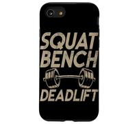 Banco de Sentadillas Peso Muerto Levantamiento de Pesas Gimnasio Fitness músculo Carcasa para iPhone SE (2020) / 7/8
