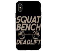 Banco de Sentadillas Peso Muerto Levantamiento de Pesas Gimnasio Fitness músculo Carcasa para iPhone X/XS