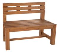 Banco de teca augusta madera teca 50x120x85 cm