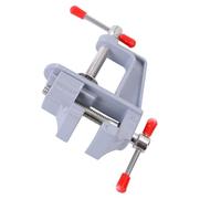 Banco de trabajo, alicates de banco de trabajo para carpintería, Abrazadera de mesa versátil de aleación de aluminio, Abrazadera de banco ligera y portátil, tornillo de banco de mesa para trabajo al
