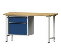 Banco de trabajo, bastidor modular serie V ANKE, 2 cajones