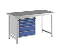 Banco de trabajo, bastidor modular serie V ANKE, 5 cajones