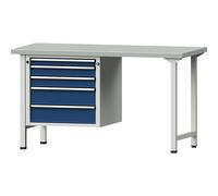 Banco de trabajo, bastidor modular serie V ANKE, 5 cajones