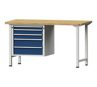 Banco de trabajo, bastidor modular serie V ANKE, 5 cajones