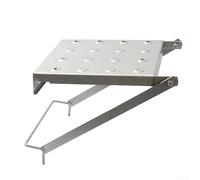 Banco de trabajo compacto y de escalera para un fácil almacenamiento, perfecto para salas de estar y jardines