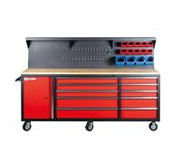 Banco de trabajo con 10 cajones y panel herramientas HOLZMANN wewa2130