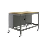 Banco De Trabajo Con Ruedas Kit Simonwork Mobile Bt0 Locker 900 Gris/Mad Simonrack