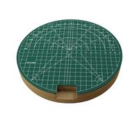 Banco de trabajo de corte giratorio para raqueta de tenis de mesa, goma, 22 cm de diámetro, 2,9 cm de altura, alfombrilla de trabajo especial de PVC, 780 g, base antideslizante, precisión estable para