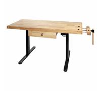 Banco de trabajo de madera regulable en altura para carpinteria wb150elift_230v