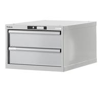 Banco de trabajo de sistema modular, armario inferior LISTA, altura 383 mm, 2 cajones