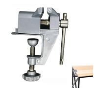 Banco de trabajo de tornillo de banco | Tornillo de banco portátil giratorio de 360 grados, mini abrazadera de mesa para joyero, abrazadera de banco para lijar, lijar, detallar, taladrar