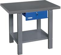 Banco de trabajo (Kit de montaje con Piano de chapa y cajón con llave Fervi B015/10