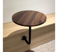 Banco de trabajo montado en la pared y mesa de comedor, escritorio redondo colgante que ahorra espacio para cafetería, cocina en casa, oficina y taller