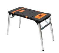 Banco de trabajo multifuncional plegable 7 en 1, capacidad de carga de 150 - 250 kg, mesa de trabajo, taller, carretilla de mano, plataforma, carrito de mano, 109 x 55 x 16 cm, gran mesa de trabajo